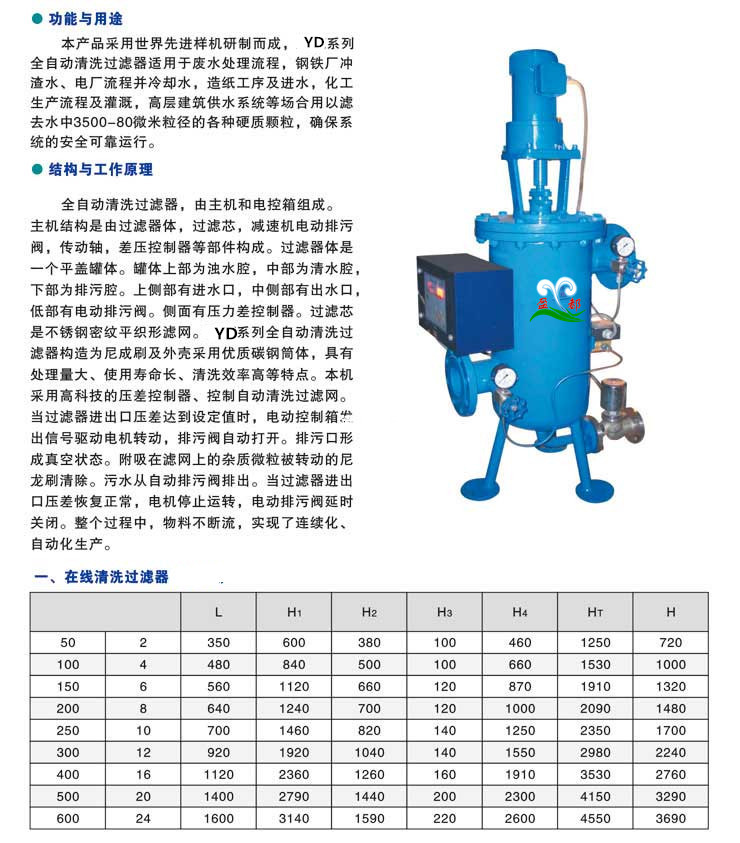 沧州刷式自清洗过滤器dn200